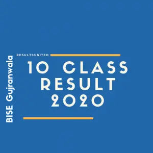 BISE Gujranwala 10th Class Result 2020