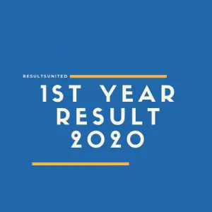 1st Year Result 2020